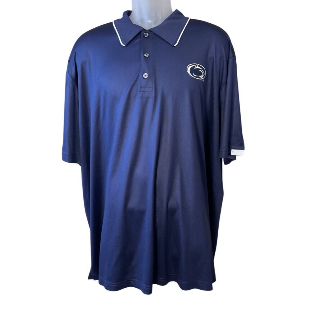 Champion Officially Licensed Penn State Short Sleeve Embroidered Logo Polo 2XL